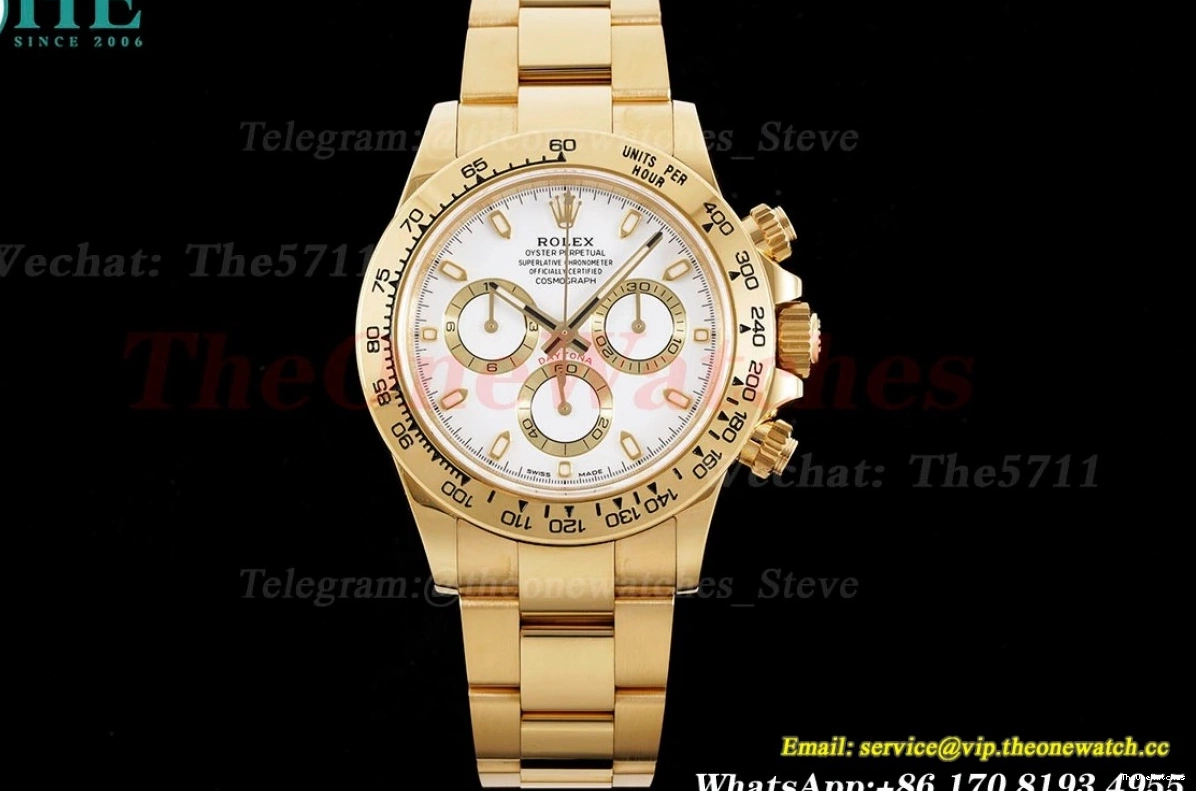 SA4130 116508 White Stk YG YG KING Daytona 40mm 0206